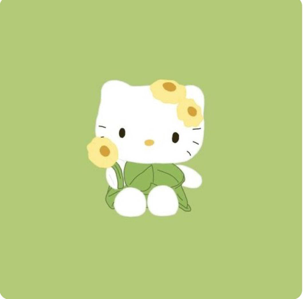 Naturoch Hello Kitty-estetik. Wallpaper