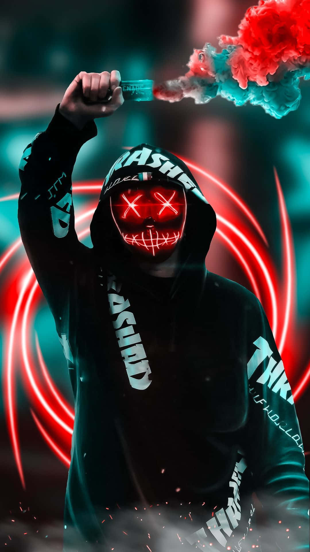 Neon_ Rebel_ Flare Achtergrond