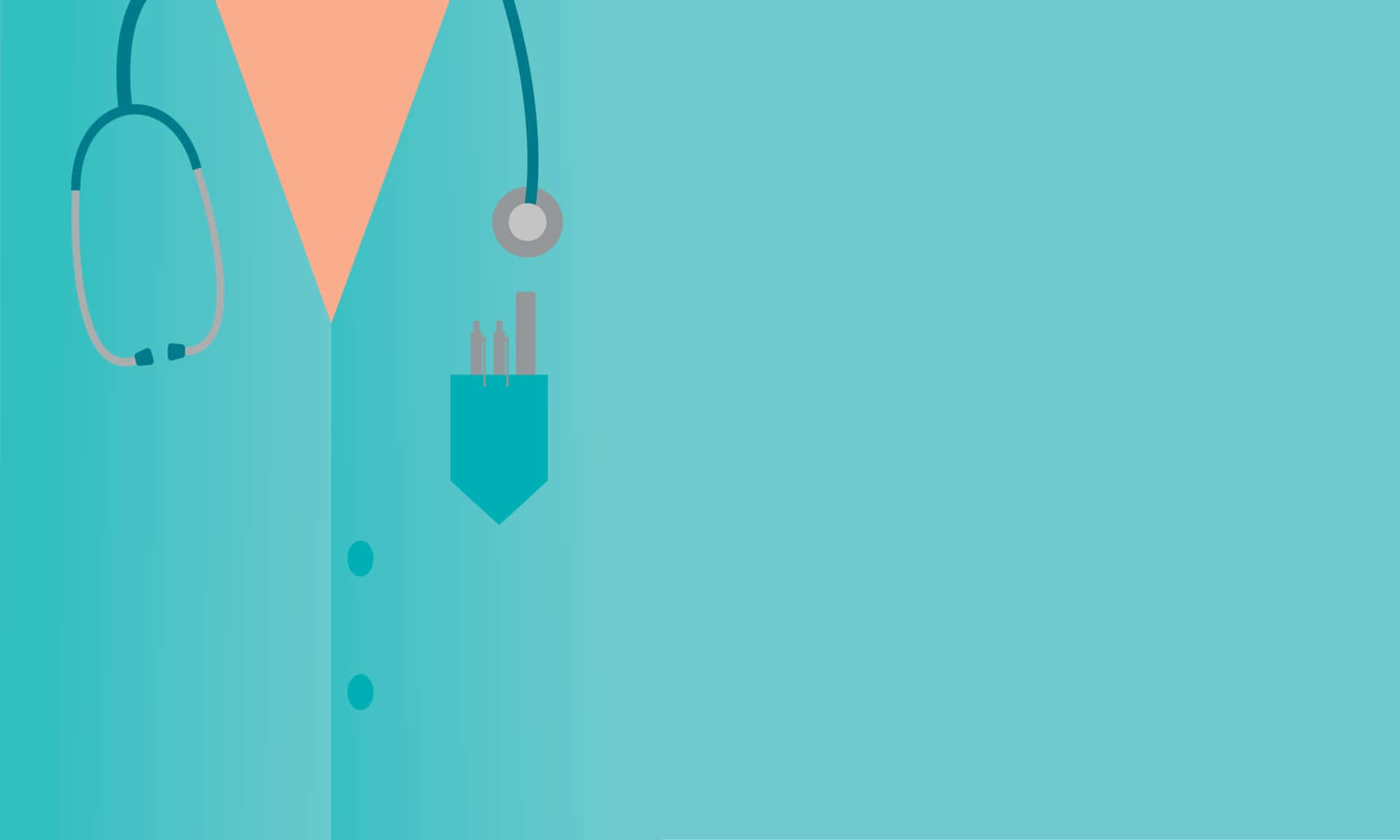 Unmedico Con Una Giacca Blu E Uno Stetoscopio