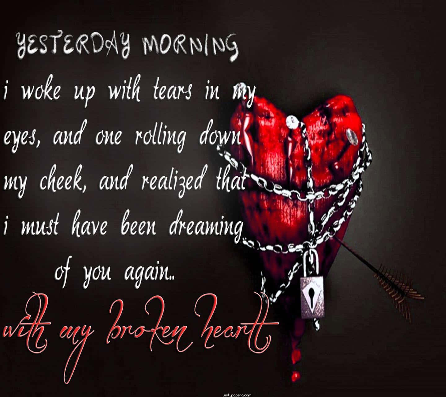 Omfavn Smerten Din, Selv Gjennom De Tøffeste Øyeblikkene. Bakgrunnsbildet