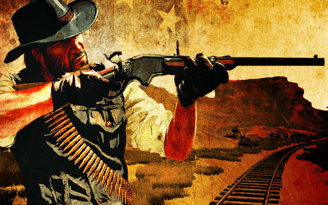 Posterdi John Marston Rdr Sfondo