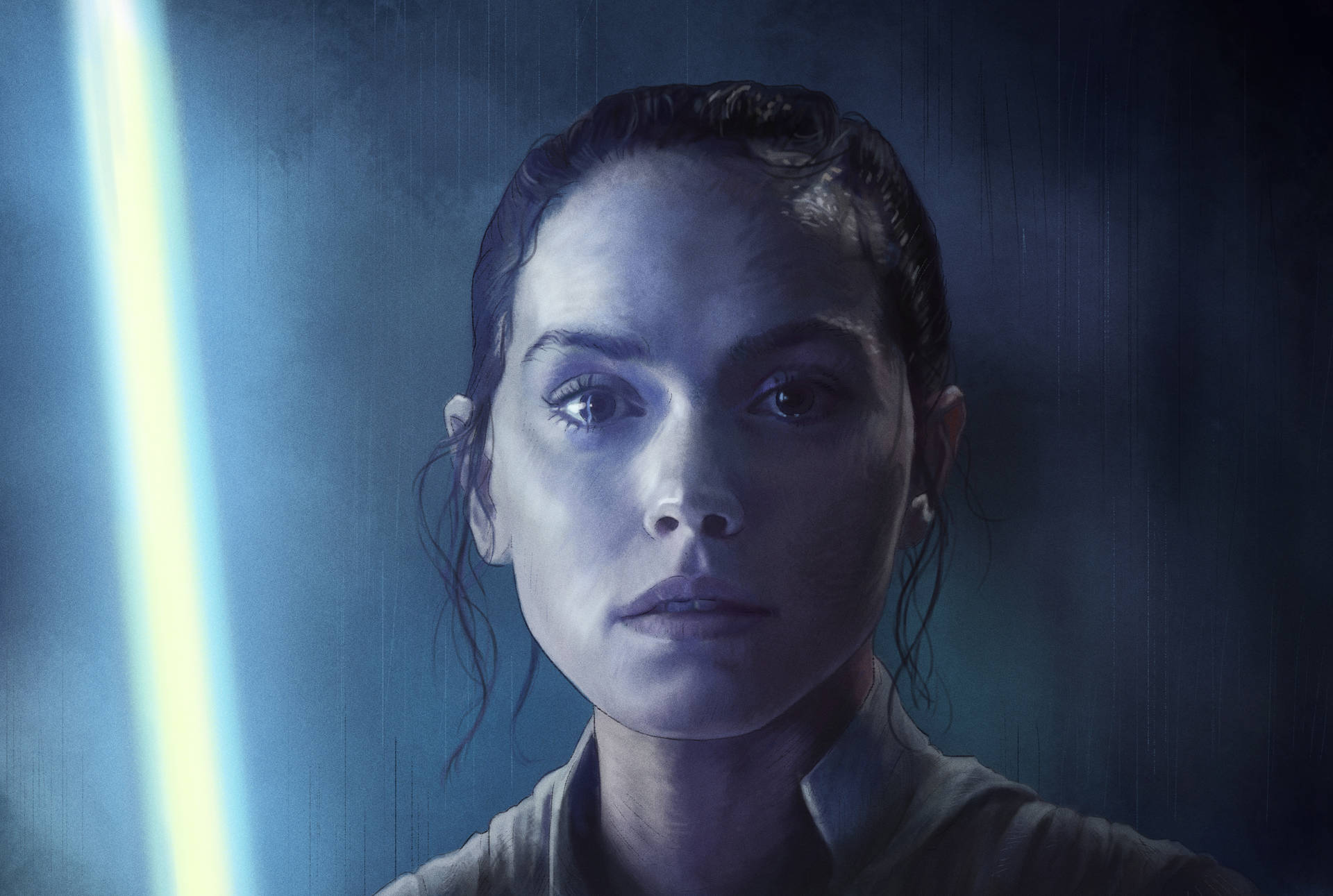 L'ascesa Di Skywalker Rey Arte Digitale Sfondo
