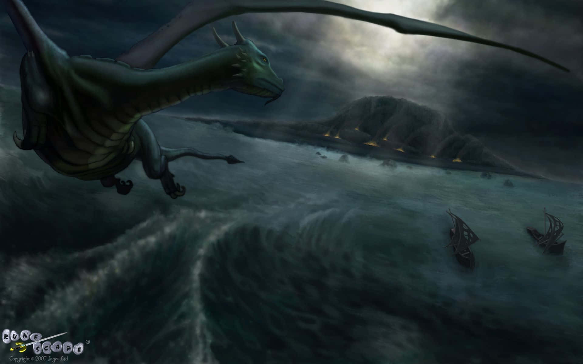 Paesaggiomaestoso Dell'avventura Di Runescape