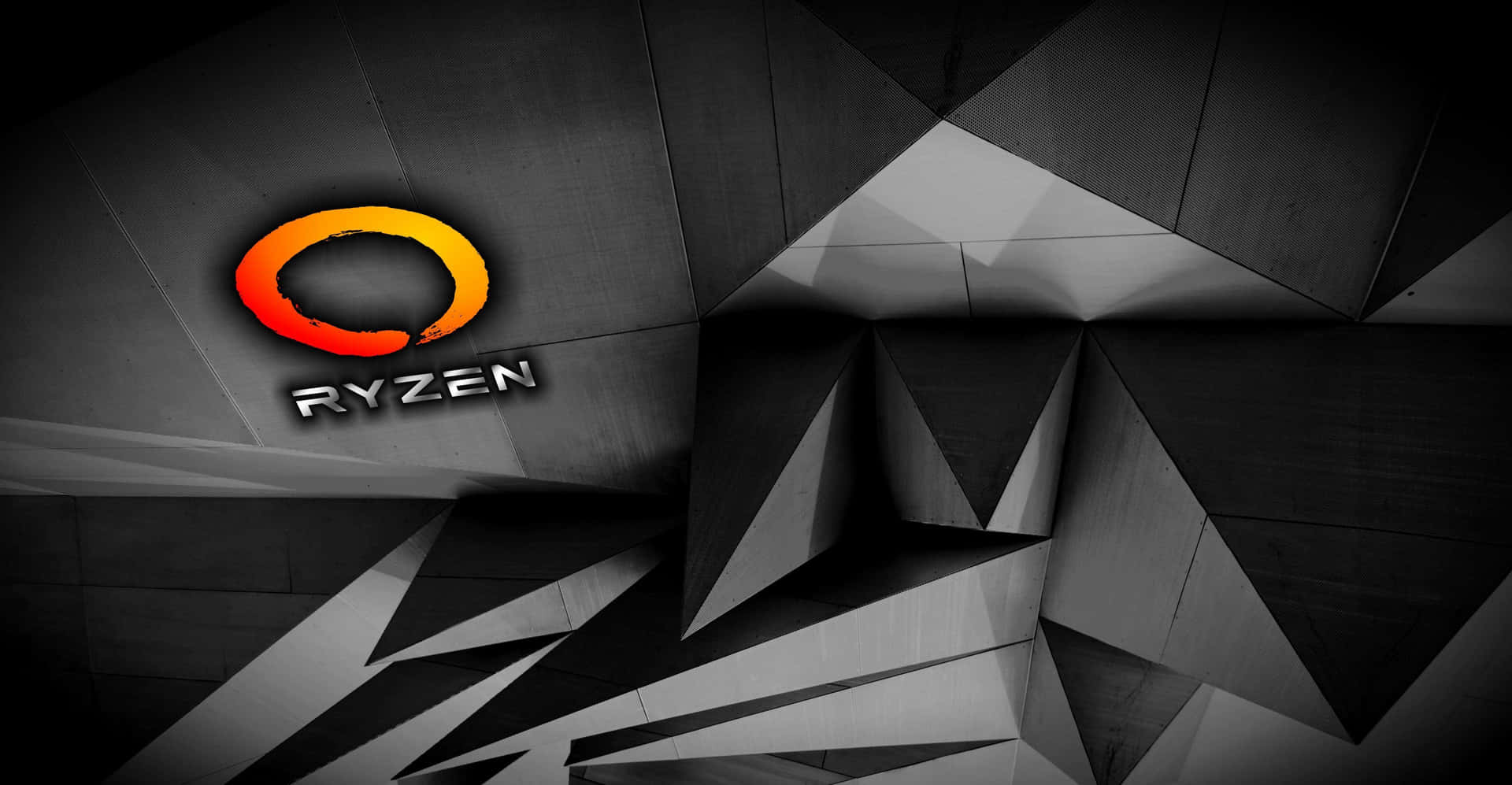 Fondo Abstracto Del Logo De Ryzen Fondo de pantalla