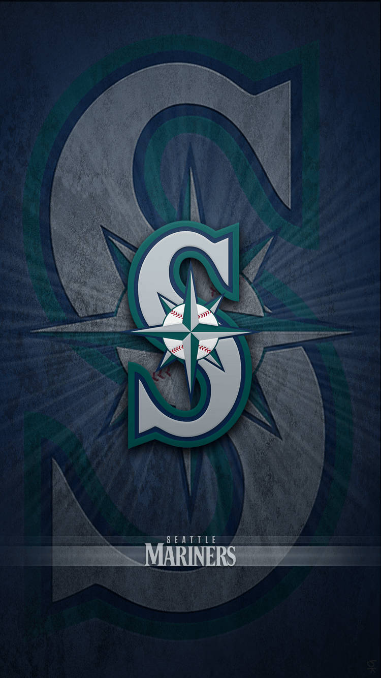 Logo Della Stella Della Bussola Dei Seattle Mariners Sfondo