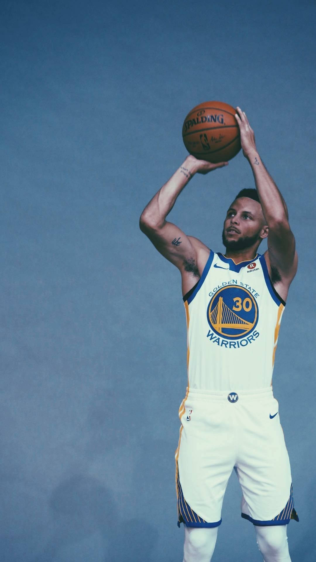 Stephencurry Wurfschwung Wallpaper
