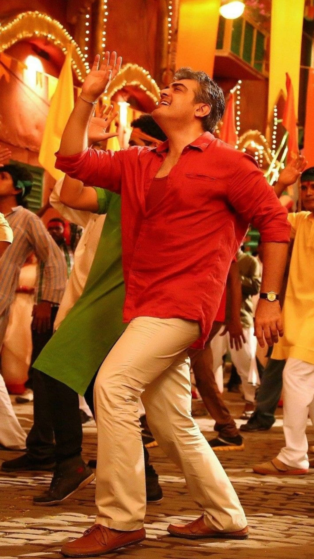Thala Ajith Danza Con Grazia Sfondo