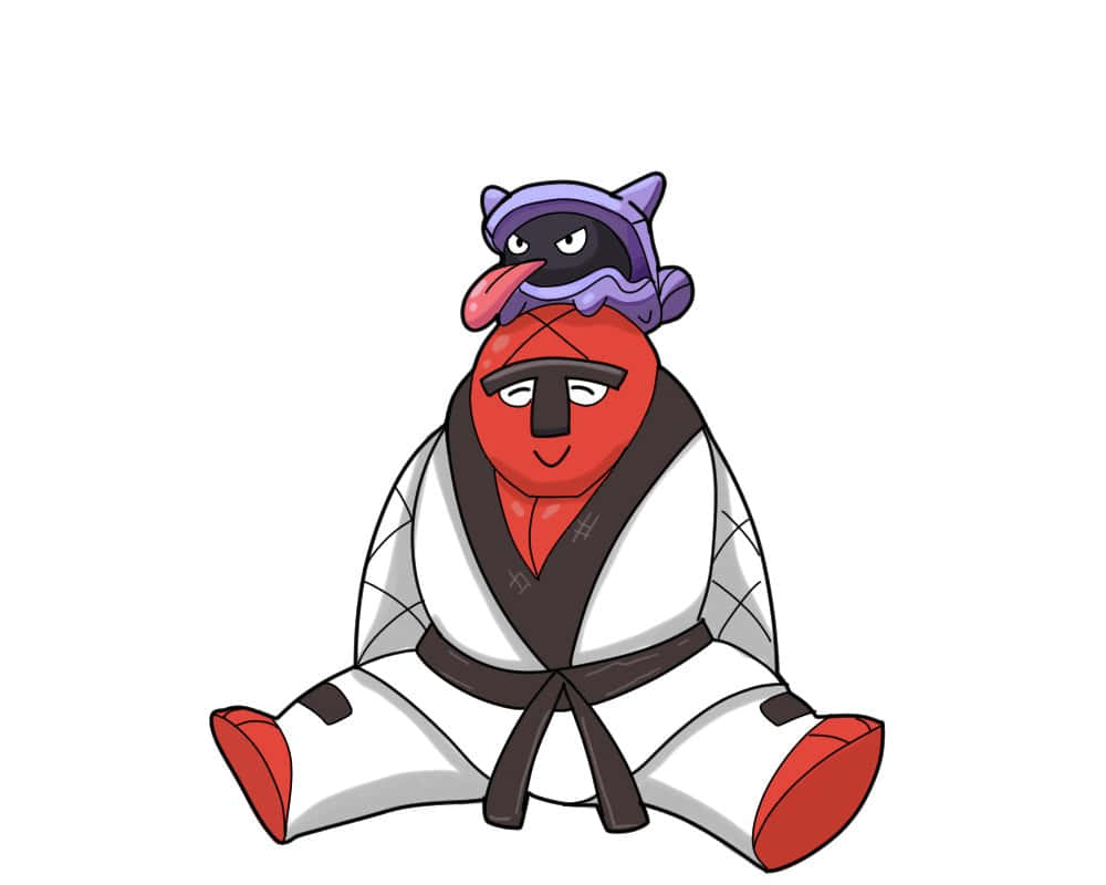 “throh Et Shellder, Prêts Pour Le Combat” Fond d'écran