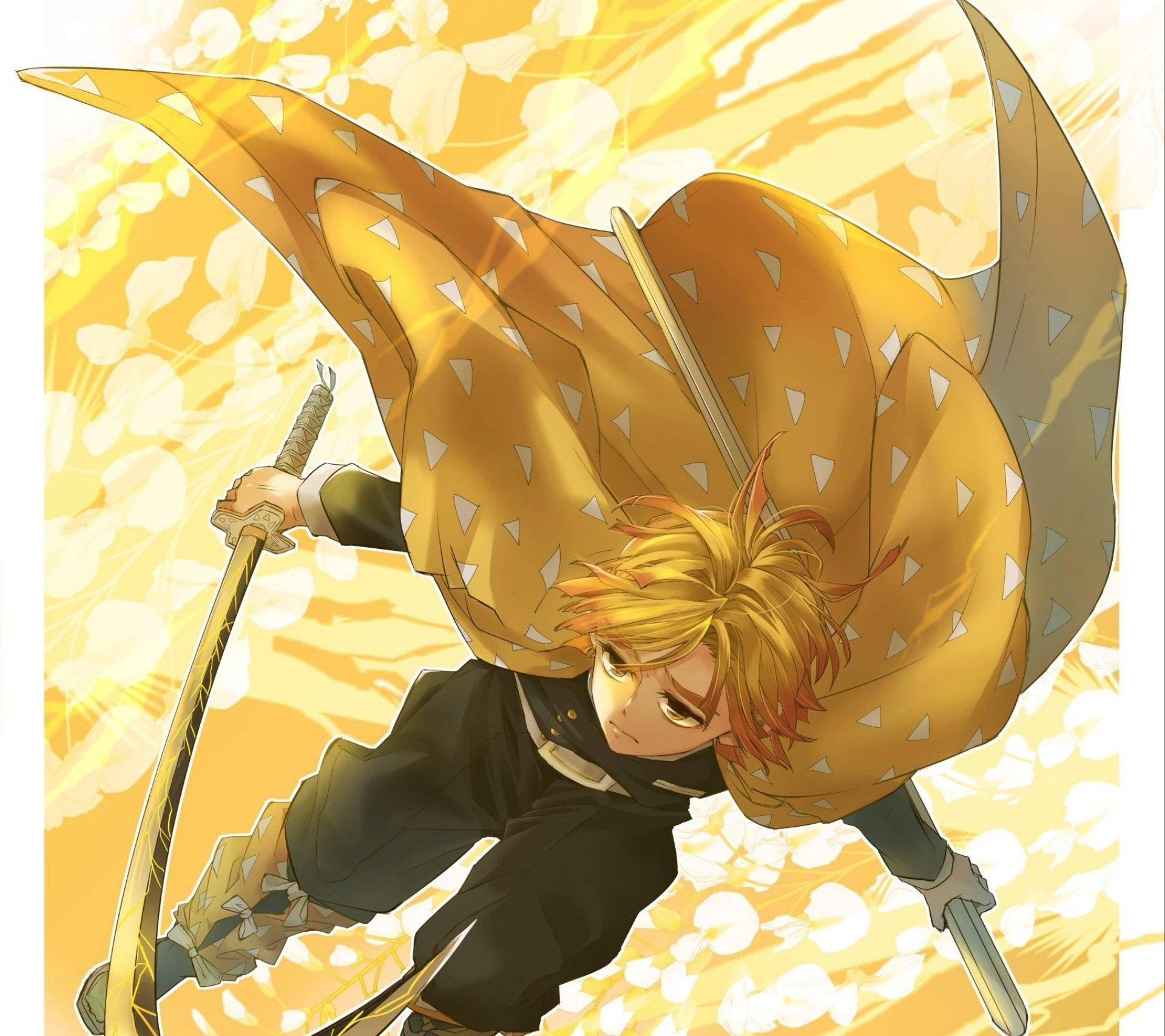 Zenitsuprofilbild Svävande. Wallpaper