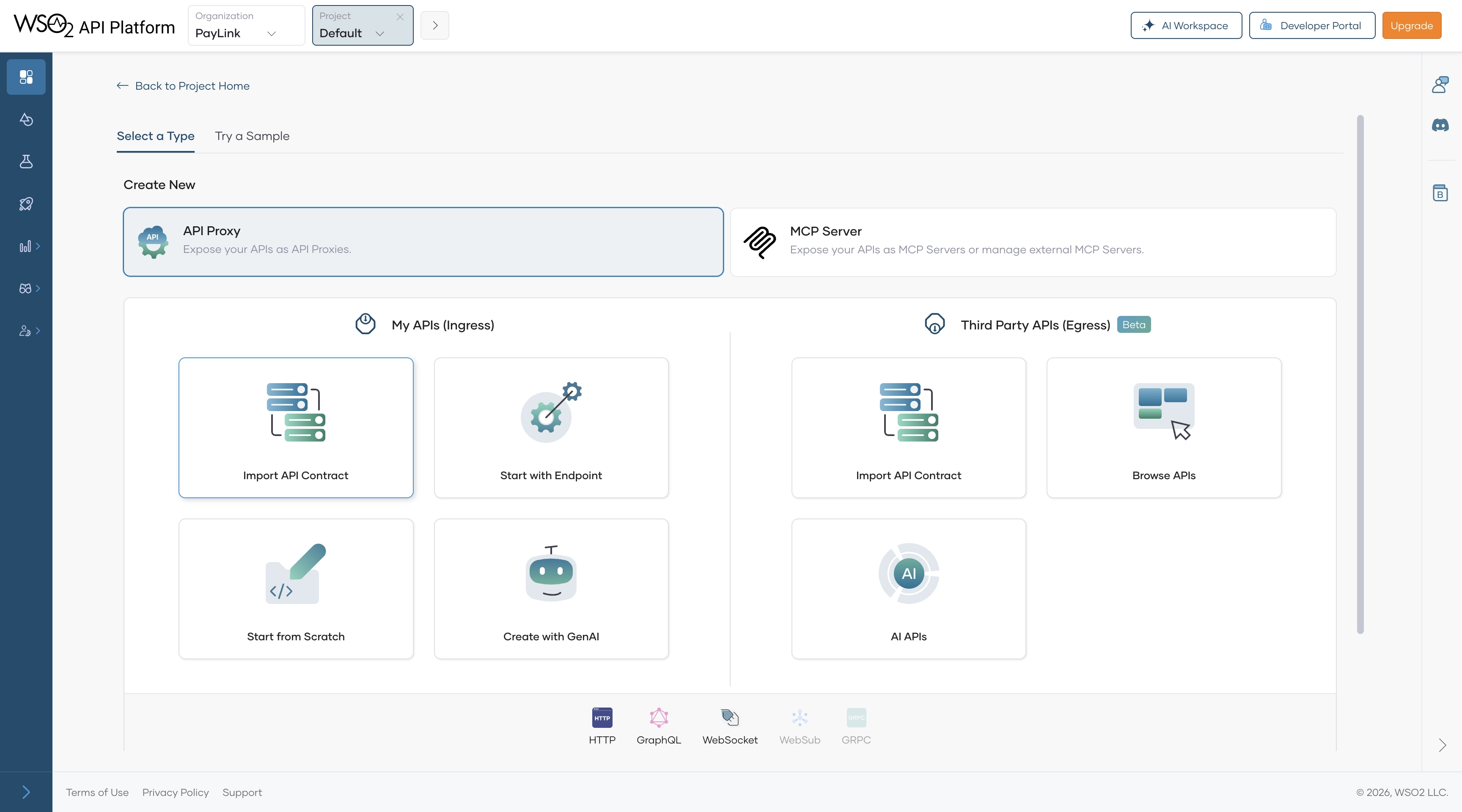 Multi-protocol support