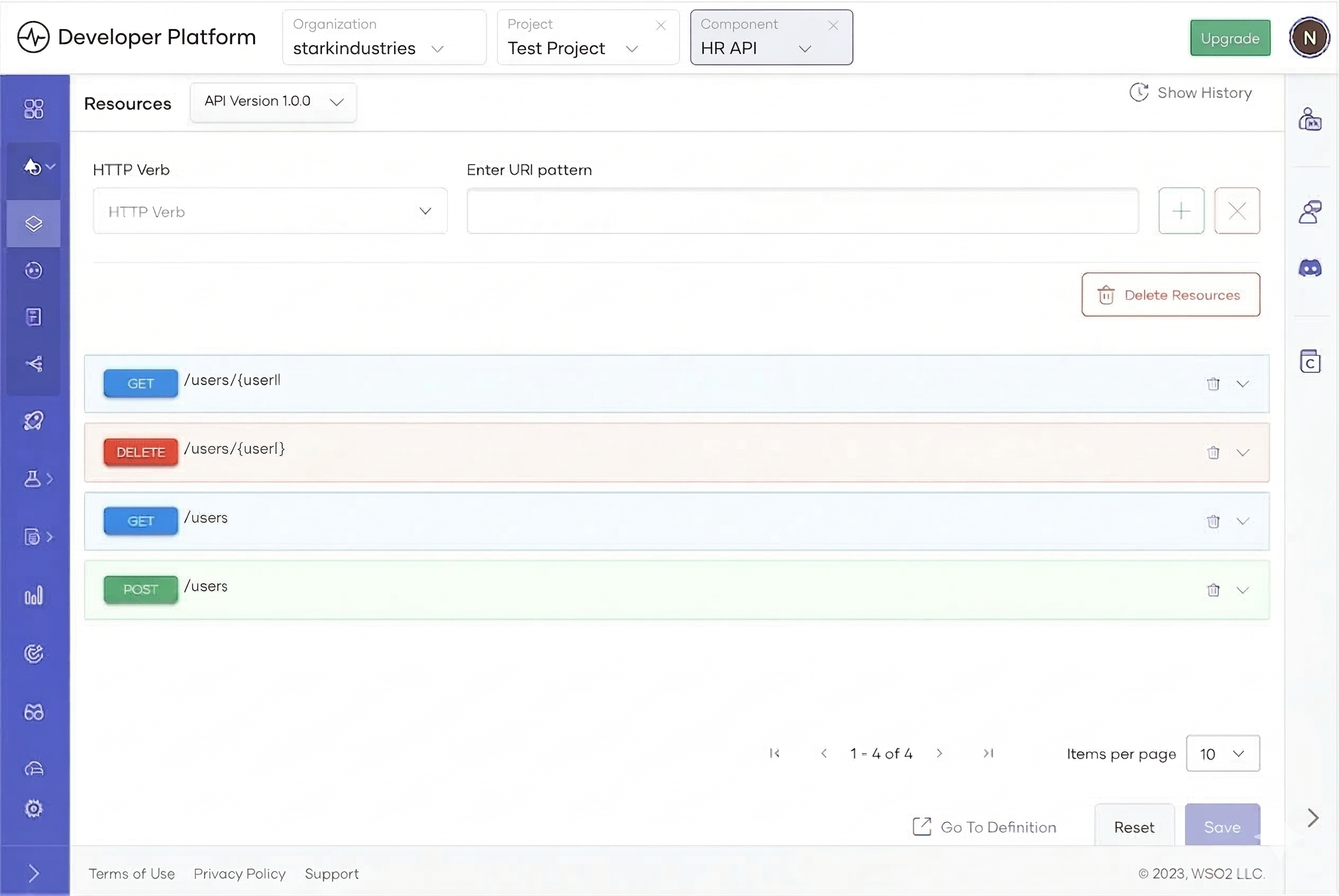 API resources