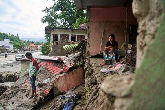 Nepal-China Flood Disaster: The devastation in pictures