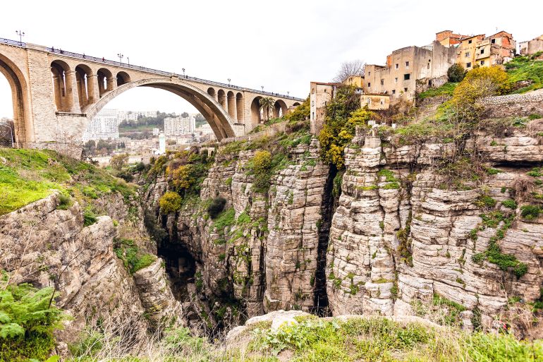 Algeria, Constantine, the Sidi Rached Bridge over the Rhumel River, opened in 1912