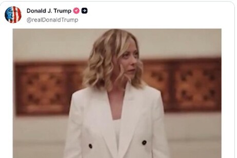Trump pubblica video di Giorgia Meloni