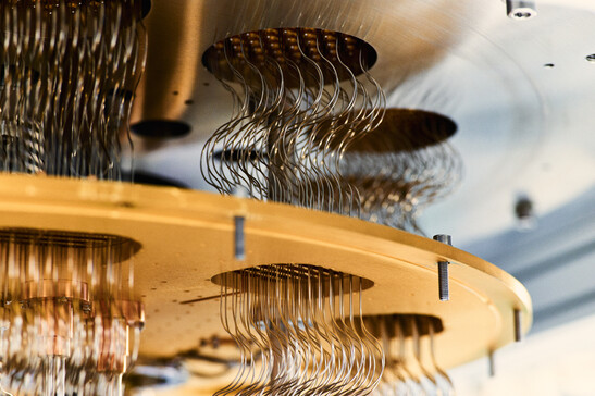 Particolare del computer quantistico di GoogleQuantumAI (fonte: GoogleQuantumAI)