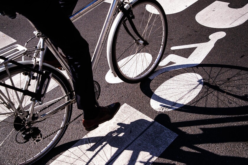 Una ciclabile