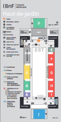 Plan de la Bibliothèque tous publics | François-Mitterrand  (FR - PDF - 75.09 Ko)