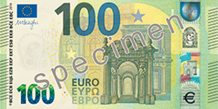 €100-Europa-Series €100 banknote from Europa Series