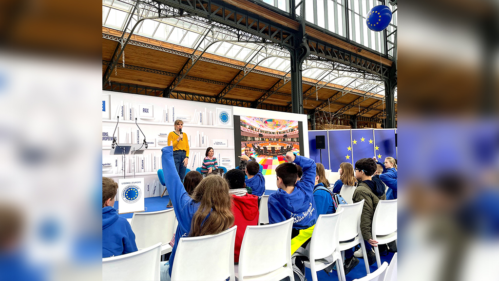 Workshop about the European Union at the 2024 Foire du Livre in Brussels