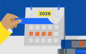 Visual for a 2026 calendar