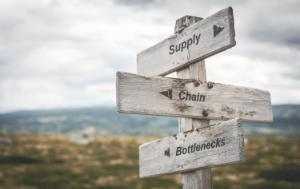Photo described supply chain and bottlenecks
