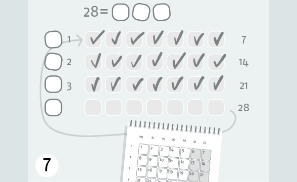 (Quelle: BIÖG) Entfernen Sie das Pflaster nach einer Woche. Kleben Sie in der zweiten und dritten Woche jeweils ein neues Pflaster auf. In der vierten Woche verwenden Sie kein Pflaster. Danach beginnen Sie wieder von vorne.
