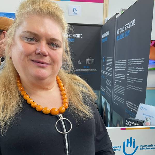 Portrait von Unterstützerin Ohla Lieshukova.