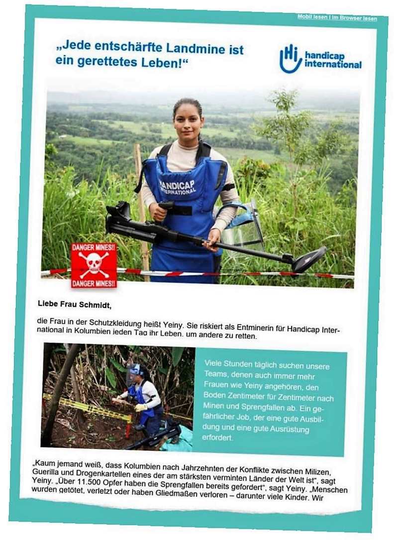 Grafik Beispiel Newsletter