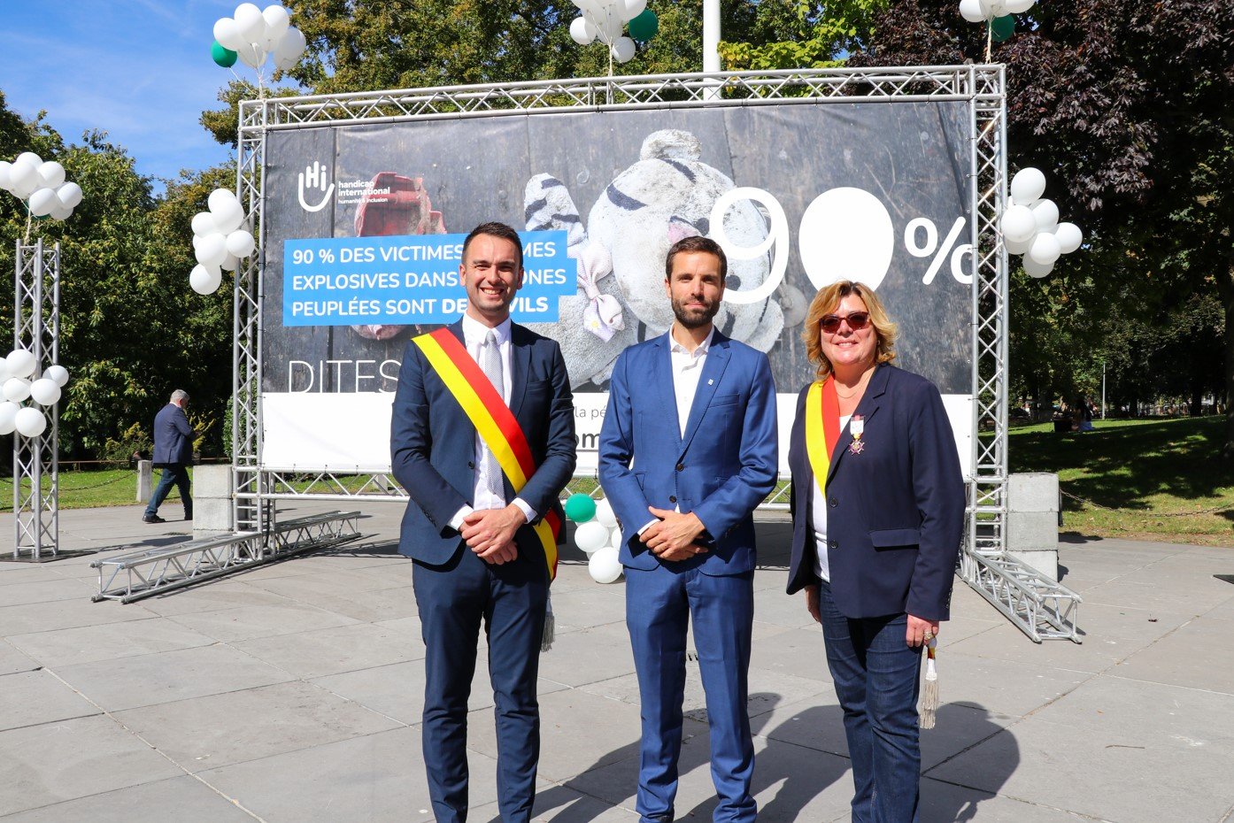 Pourquoi 100 ballons dans le Parc d'Avroy à Liège ?