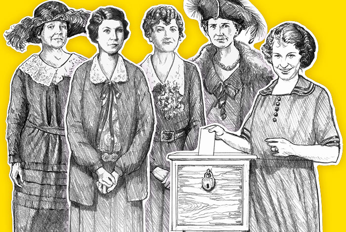 Passing the 19th amendment.