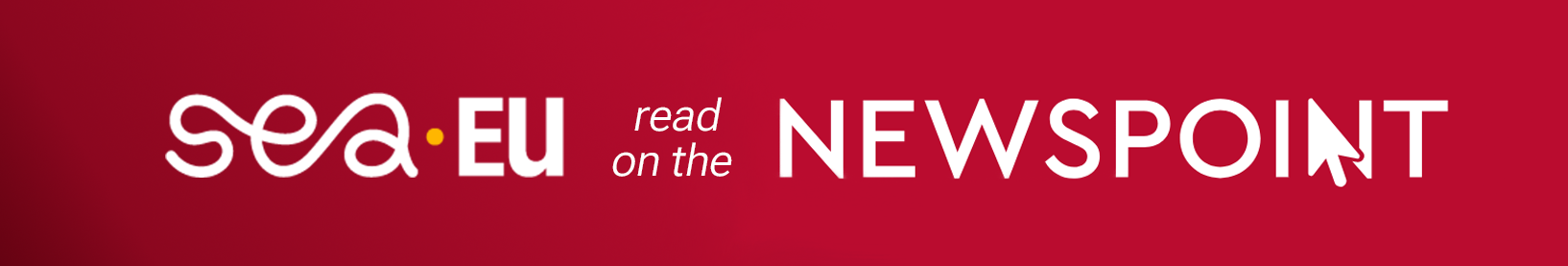 red background with a text - sea-eu on the newspoint