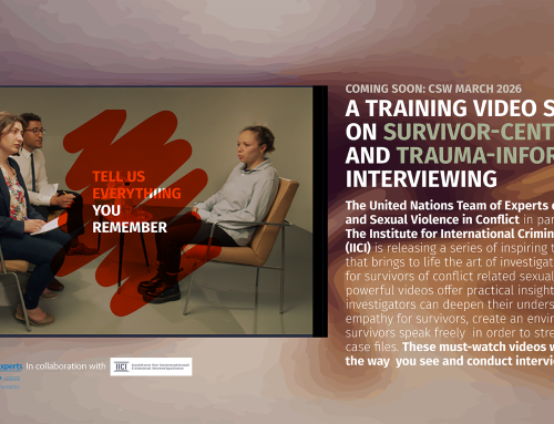 Coming Soon: A Training Video Series on Survivor-Centred and Trauma-Informed Interviewing