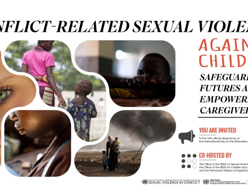 Invitation – 12th International Day for the Elimination of Sexual Violence in Conflict