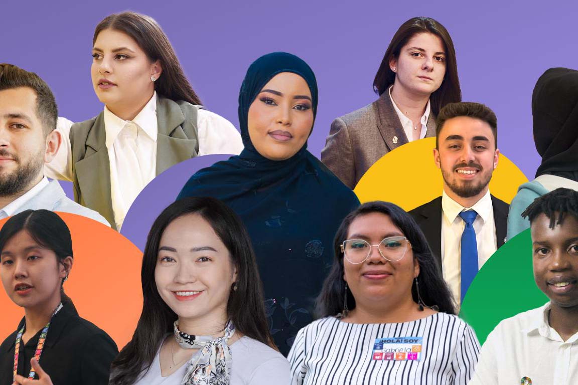 compilation of portraits of youth
