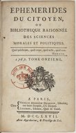 Le Despotisme de la Chine, dans les Ephemérides du citoyen <br> F. Quesnay, mars-juin 1767