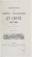 Expédition des armées françaises en Chine, 1857-1860 <br> 1874