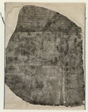 Estampage de la pierre de Rosette <br> 1799
