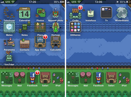 Tema del juego Zelda para iPhone