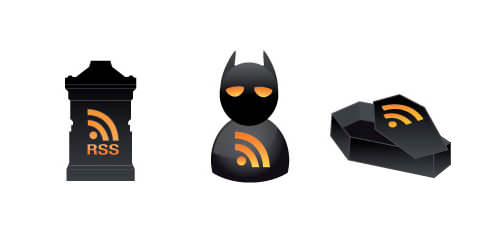 RSS vector halloween gratis