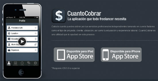 CuantoCobrar - Aplicación que calcula cuanto puede cobrar un freelance por su trabajo