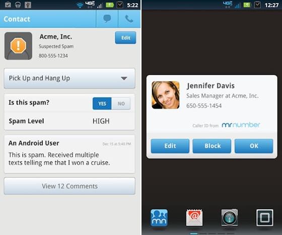 Mr. Number - Aplicación para bloquear llamadas y SMS en Android