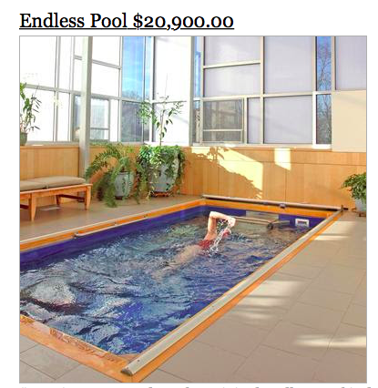 sky mall endless pool