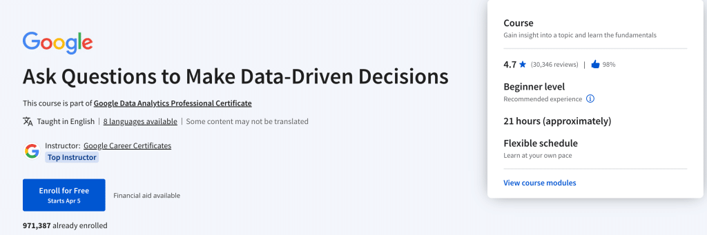 Ask Questions to Make Data-Driven Decisions Ask Questions to Make Data-Driven Decisions