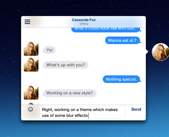 Custom NSView subclass with blurred background RMBlurredView, a NSView with blurred background