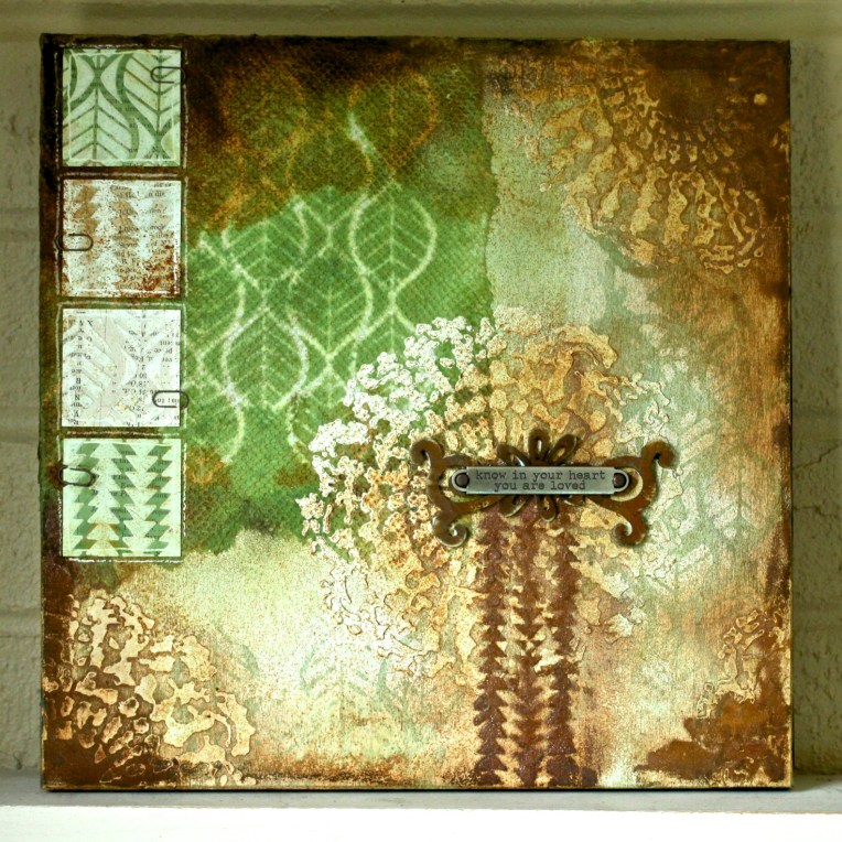 Sue Carroll with The Crafters Workshop & Dusty Attic Rusting Powder