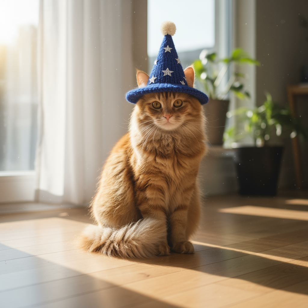 Кот в шляпе волшебника