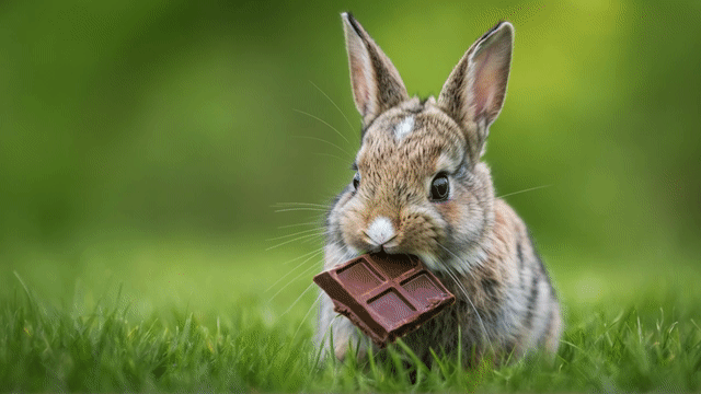 Bunny läuft weg.