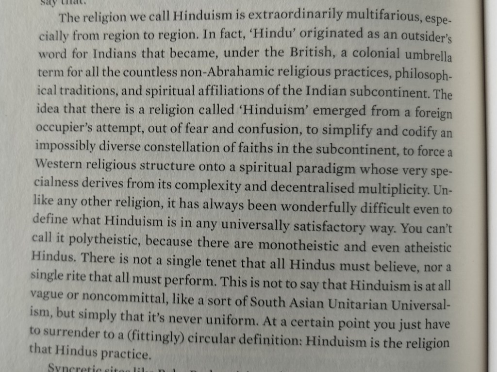 Excerpt from Rollo Romig book about Hinduism