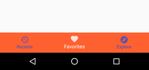 Android navigation view state list
