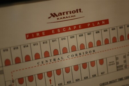 The Marriott Fire Escape Plan Fire escape